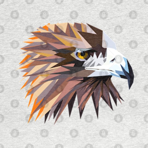 Golden Eagle lowpoly by Worldengine